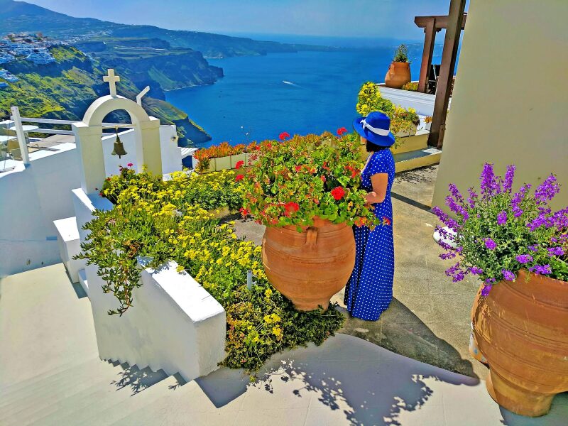 Santorini in Spring