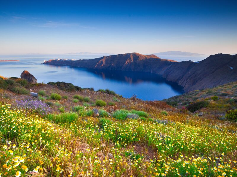 Santorini in Spring