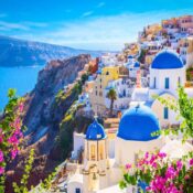 Santorini in Spring