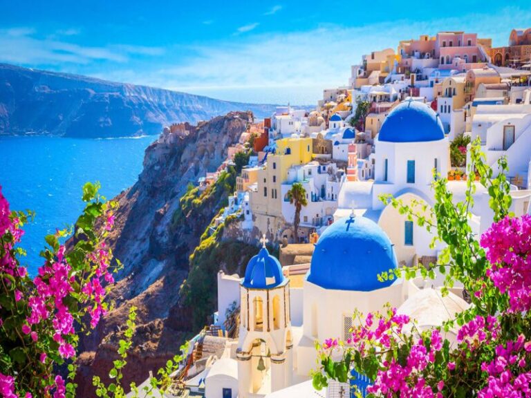 Santorini in Spring